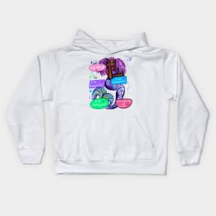 Positive motivations inspirationional affirmations African American mermaid affirmation Kids Hoodie